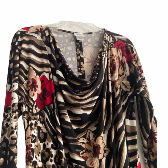 ❤️ CACHE Dress , Animal and Floral Career/Date Night - Picture 3 of 16